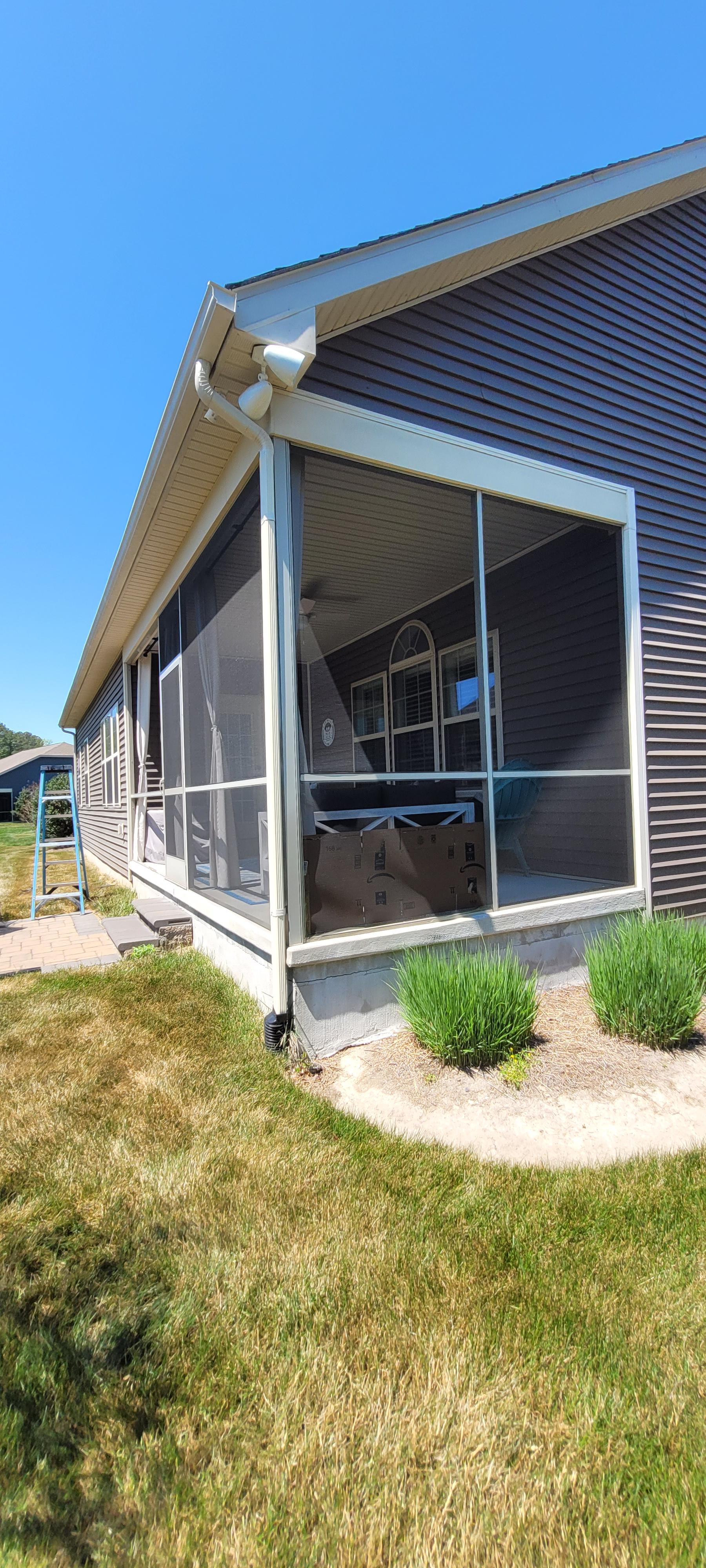 Modern Charcoal Home Screened Porch — view 1 of 3